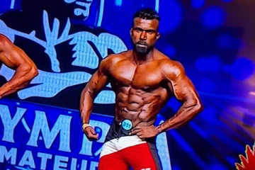 அமெரிக்காவில் நடைபெற்ற உடற்கட்டமைப்பு போட்டியில் இலங்கையர் சாதனை!