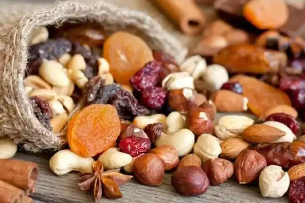 Dry fruits - yogurt