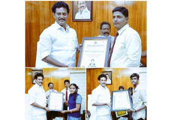 “உள்ளத்தில் நல்ல உள்ளம்”, வறுமையால் பாதிக்கப்பட்ட மாணவர்களுக்கு இலவச பயிற்சி ; உலக சாதனை படைக்க ஊக்குவித்த ஆசிரியர் ராஜேஷ்