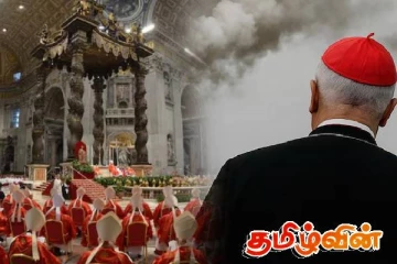 வத்திக்கான் புகைப்போக்கியில் இன்று இரண்டாவது நாளாகவும் கறுப்புப் புகை