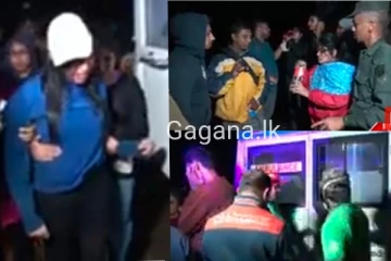 හන්තාන කඳුවැටියෙ අතරමං වූ සිසුන් 180 දැඩි පරිශ්‍රමයකින් බේරා ගැනේ.(PHOTOS)