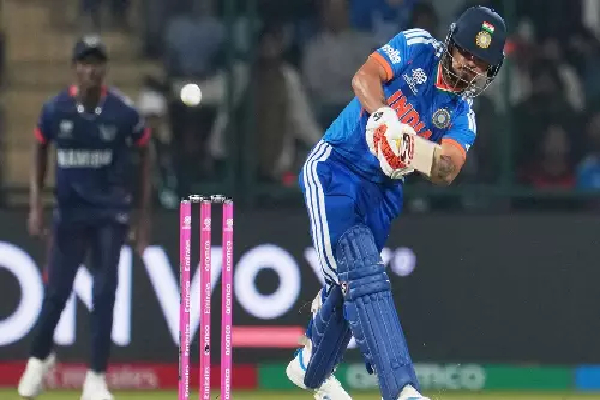 ரி20 உலககிண்ண போட்டியில் இந்திய அணி படைத்த புதிய சாதனை | India For Fastest Team Hundred In T20 World Cup