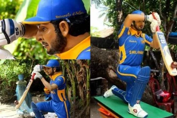 மூன்றரை அடியில் உருவாக்கப்பட்டுள்ள சங்கக்காரவின் சிலை!சிற்பி ஜெரோமி மார்க் விளக்கம் (video)