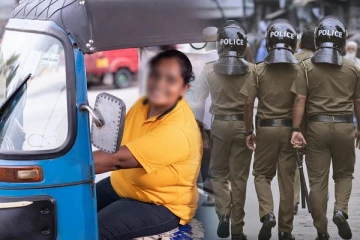 மதுபோதையில் முச்சக்கரவண்டியை செலுத்தி பரபரப்பை ஏற்படுத்திய பெண்