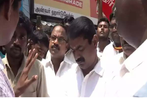 திடீரென மயங்கி விழுந்த சீமான்! பதற்றத்தில் தொண்டர்கள் | Seaman Suddenly Fainted In Tamil