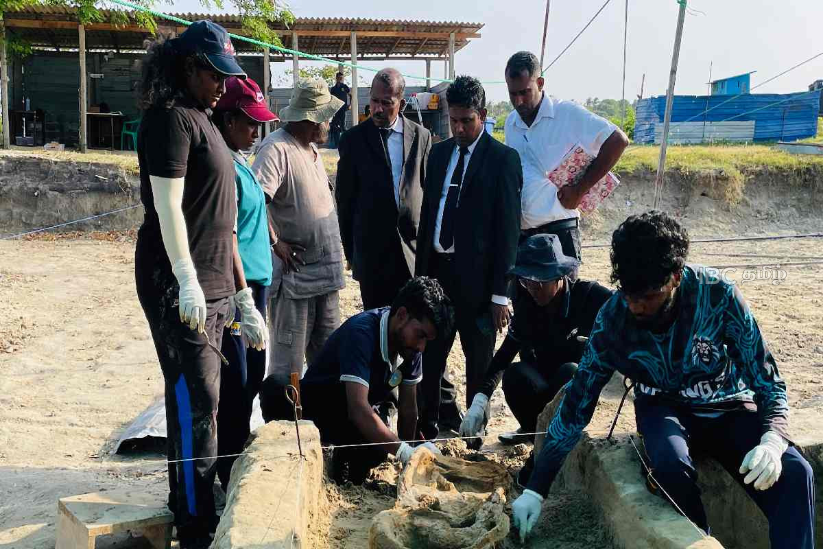 செம்மணியில் குழந்தை மற்றும் சிறுவர் உட்பட ஐந்து என்புக்கூடுகள் மீட்பு | Chemmani Mass Graves Jaffna செம்மணியில் குழந்தை மற்றும் சிறுவர் உட்பட ஐந்து என்புக்கூடுகள் மீட்பு | Chemmani Mass Graves Jaffna