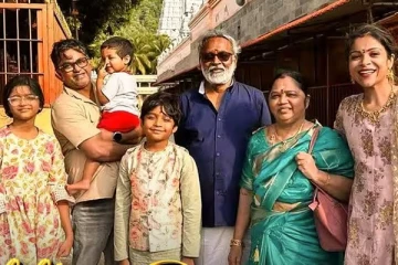 வீட்டில் விசேஷம்.. தனுஷ் மட்டும் மிஸ்ஸிங்! காரணம் என்ன?