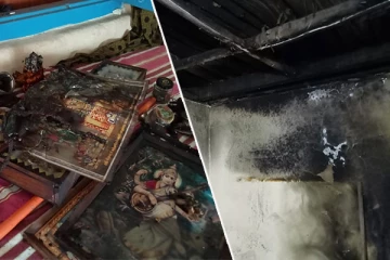 அக்கரப்பத்தனையில் லயன் குடியிருப்பில் தீ விபத்து