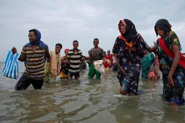 68 migrants killed yemen sea from ethiopia