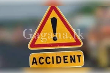 මෝටර් රථයක ටයරයක් පිපිරීමෙන් අයෙක් මරණයට ..