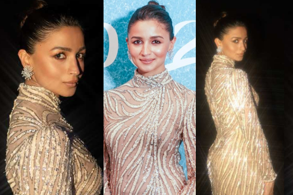 ஆலியா பட் அணிந்திருக்கும் இந்த ஆடையின் விலை எவ்வளவு தெரியுமா? தெரிஞ்சா ஷாக் ஆகிடுவீங்க | Actress Alia Bhatt Vintage Bob Mackie Dress Price