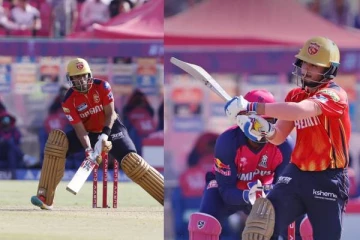 ராஜஸ்தானுக்கு வாணவேடிக்கை காட்டிய இருவர்! 220 ரன் இலக்கு நிர்ணயித்த பஞ்சாப்