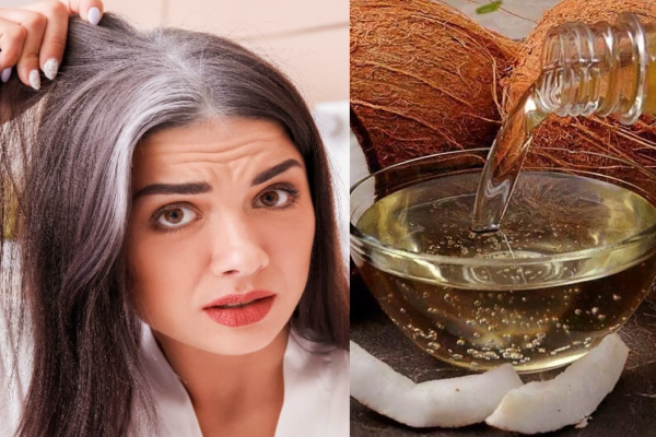 நரை முடியை கருப்பாக்கணுமா? தேங்காய் எண்ணெயில் இந்த 2 பொருள் சேர்த்தா போதும் | White Hair Into Black Hair Mix With 2 Coconut Oil