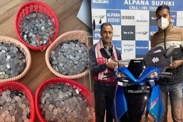 ஸ்கூட்டர் வாங்க சில்லறையுடன் வந்த நபர்: வாயடைத்துப் போன ஷோரூம் நிர்வாகிகள்