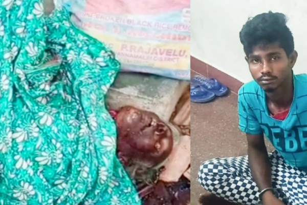 குடிப்பதற்கு பணம் தராததால் பாட்டியை கொடூரமாக வெட்டிக்கொன்ற பேரன் கைது! | Grandson Arrested Brutally Grandmother Drinking குடிப்பதற்கு பணம் தராததால் பாட்டியை கொடூரமாக வெட்டிக்கொன்ற பேரன் கைது! | Grandson Arrested Brutally Grandmother Drinking