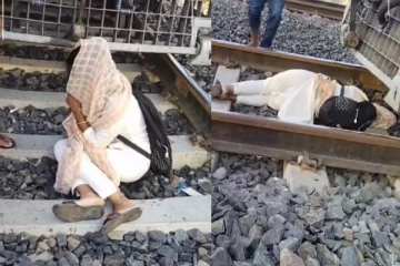 உயிரை மாய்த்துக் கொள்ள வந்தபோது.. ரயில் தண்டவாளத்தில் அசந்து தூங்கிய இளம்பெண்