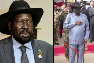 அரசு நிகழ்ச்சியில் பேண்ட் சட்டையில் சிறுநீர் கழித்த ஜனாதிபதி: வைரல் வீடியோ