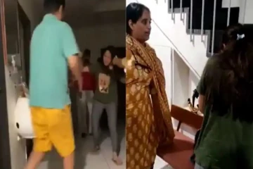 இளம்பெண்ணுடன் தனிமையில் இருந்த அமைச்சர்..வெளுத்து வாங்கிய மனைவி : வீடியோ வைரலானதால் சர்ச்சை!