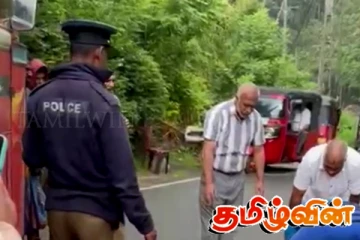 கொழும்பிலிருந்து மோட்டார்சைக்கிளில் பயணித்த தம்பதிக்கு நேர்ந்த பரிதாபம்