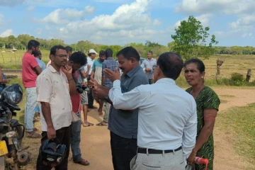 குருந்தூர்மலை காணி அளவீடு மக்கள் எதிர்ப்பால் இடைநிறுத்தம்