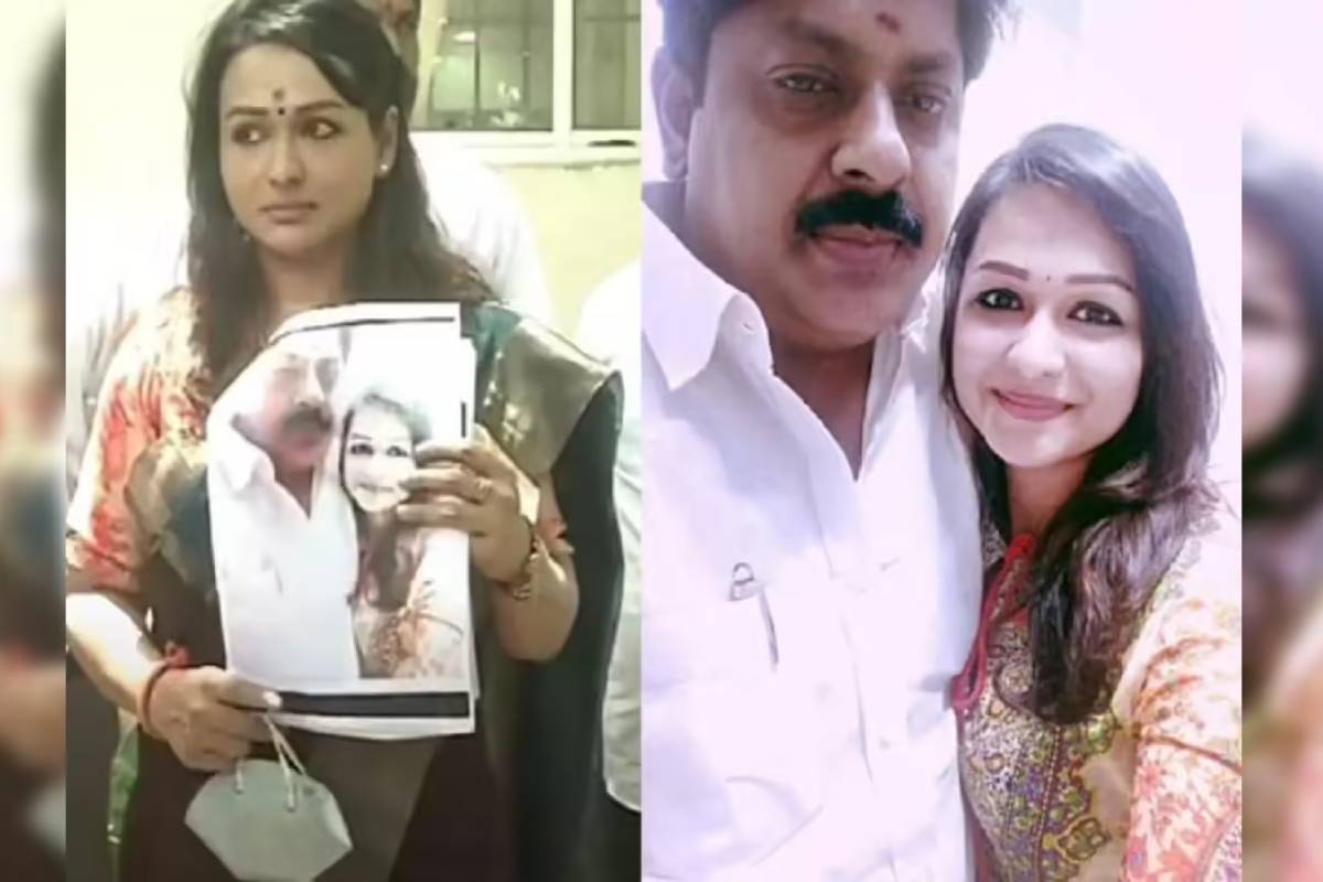 வீட்டில் பெட்ரோல் குண்டு வீசுகிறார்கள் - முன்னாள் அமைச்சர் மீது நடிகை சாந்தினி புகார் | Actress Santhini Accuse Admk Exminister Manikandan வீட்டில் பெட்ரோல் குண்டு வீசுகிறார்கள் - முன்னாள் அமைச்சர் மீது நடிகை சாந்தினி புகார் | Actress Santhini Accuse Admk Exminister Manikandan