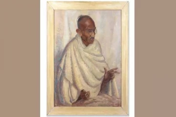 முதல் முறையாக இணையவழி ஏலத்தில் ரூ.1.7 கோடிக்கு விற்பனையான மகாத்மா காந்தி ஓவியம்