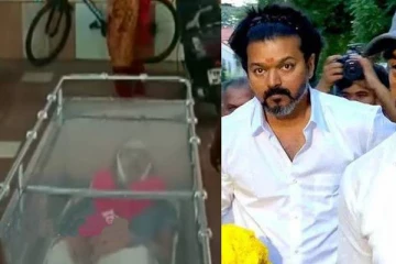 நடிகர் மனோ பாலாவின் உடலுக்கு மாலை அணிவித்து அஞ்சலி செலுத்திய விஜய்!