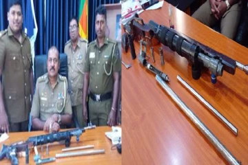 யூ டியூப் பார்த்து துப்பாக்கியை தயாரித்த இளைஞன்