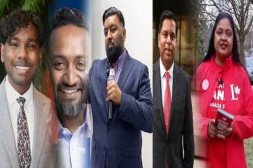 கனடா பொதுத் தேர்தலில் ஐந்து ஈழத்தமிழ் கனடியர்கள்; வெற்றிபெறப்போவது யார்!