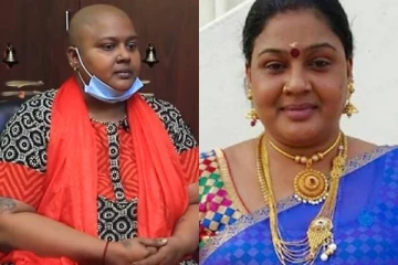 என் உயிரை காப்பாத்திட்டாங்க! மொட்டை அடித்ஹ்டு அடையாளம் தெரியாமள் மாறிய நடிகை!