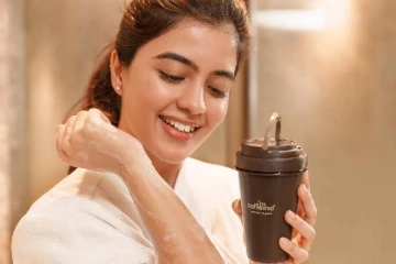 காஃப்பின் பாத்? பிகில் நடிகை அம்ரிதா வெளியிட்ட புகைப்படத்தால் ஷாக்காகும் ரசிகர்கள்..