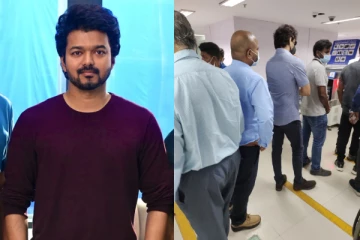 விமான நிலையத்தில் சாதாரணமாக வரிசையில் நின்றிருந்த தளபதி விஜய்! வாரிசு படத்தின் அடுத்தகட்ட ஷூட்டிங்