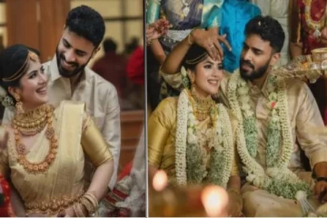 காதலரை கரம் பிடித்த தனுஷ் பட நடிகை- தம்பதிகளாக வெளியான புகைப்படங்கள்