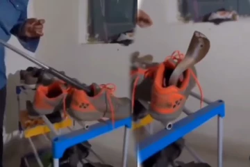 Viral Video: ஷுவிற்குள் இருந்து படமெடுத்த பாம்பு... பயமுறுத்திய காட்சி