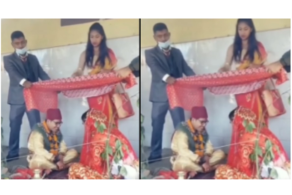 மேடையில் மணமகளுக்கு ஏற்பட்ட அவமானம்.... - வைரலாகும் வீடியோ - தமிழ்நாடு