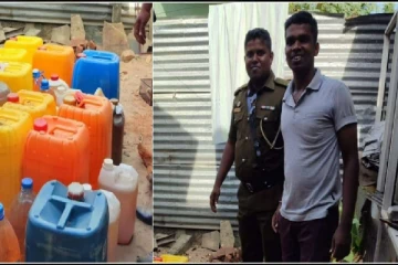 145 லீட்டர் பெட்ரோல் மோசடி: மாறுவேடத்தில் சென்று பொலிஸார் நடவடிக்கை(Photo)