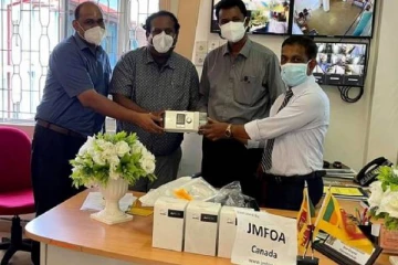கனடா - யாழ்.மருத்துவபீட வைத்தியர்களின் JMFOA அமைப்பினால் வைத்திய கருவி வழங்கிவைப்பு