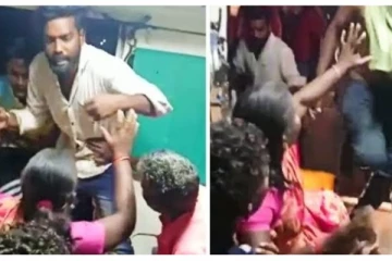 பெண்ணை ஆம்புலன்சில் ஊரே சேர்ந்து அடித்த கொடூரம் - கதறிய கணவன், மகன்