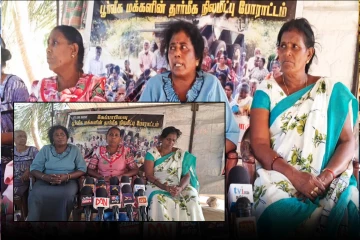 கேப்பாப்பிலவில் காணிகளை விடுவிக்க வலியுறுத்தி 37 வது நாளாக தொடரும் போராட்டம்...