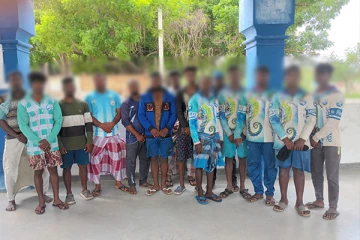 இந்திய கடற்றொழிலாளர்கள் 14 பேர் விளக்கமறியலில்