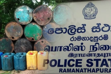 கிளிநொச்சி பகுதியில் கசிப்பு உற்பத்தி நிலையம் பொலிஸாரால் முற்றுகை