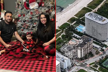 அமெரிக்காவில் இடிந்து விழுந்த அடுக்கு மாடி குடியிருப்பில் குடும்பத்துடன் சிக்கியுள்ள பிரித்தானிய கர்ப்பிணிப்பெண்