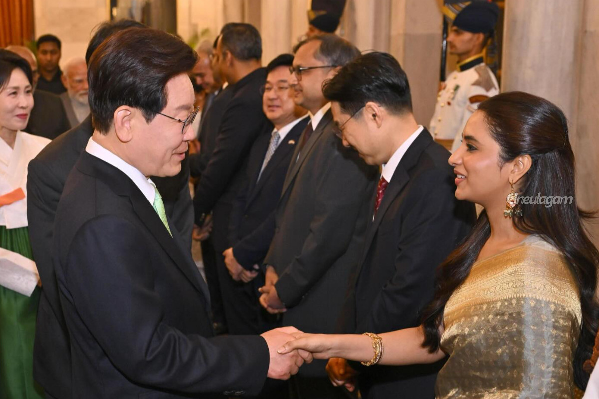 குடியரசு தலைவர் விருந்தில் நடிகை பிரியங்கா மோகன்.. நெகிழ்ச்சியாக அவர் வெளியிட்ட புகைப்படங்கள் | Priyanka Mohan Attend President Dinner Party