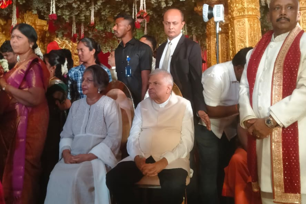 திருமண பந்தத்தில் இணைந்தார் ஜீவன் தொண்டமான் | Jeevan Thondaman Entered Into Marriage