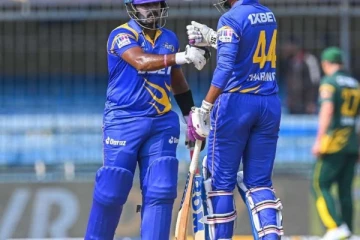 ශ්‍රී ලංකා ලෙජන්ඩ්ස් පිලට තියුණු ජයක්..ඊයේ මැච් එකේ වුණ දේ මෙන්න..