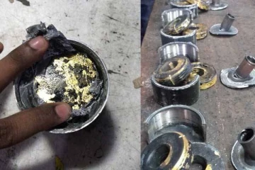 வாகன உதிரிபாகமாக மாறிய தங்கம்...விசித்திர முறையில் கடத்தல்