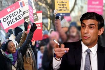 தீவிரமடையும் வேலைநிறுத்த போராட்டம்! ரிஷி சுனக் வெளியிட்ட அதிரடி அறிவிப்பு