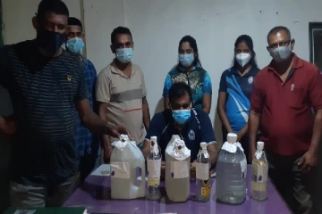 கசிப்பு உற்பத்தி நிலையம் முற்றுகை!  பெண் ஒருவர் கைது