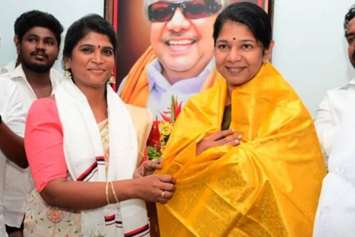 திமுக-வில் இணைந்தார் அஜிதா ஆக்னல் | Ajitha Joined In Dmk