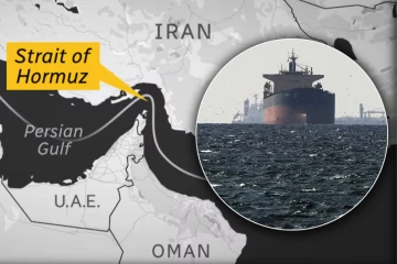 ஹோர்முஸ் நீரிணையை இன்று கடந்த ஒரே ஒரு கப்பல்!